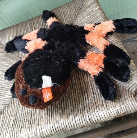 Wild Republic Tarantula Spider Plush 14" Stuffed Animal Orange Black Brown 2017 - Picture 5 of 9